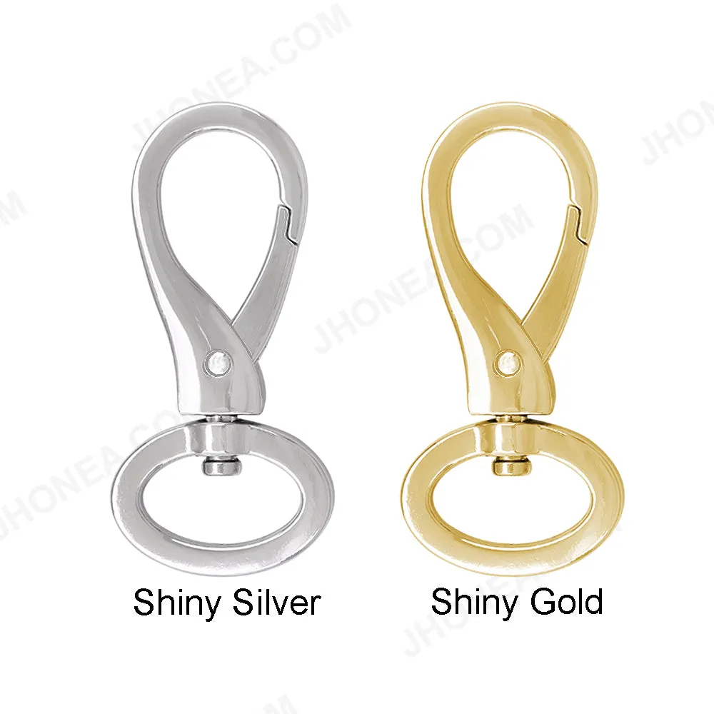 Designer Metal Swivel Lever Snap Hooks Clasp Buckle