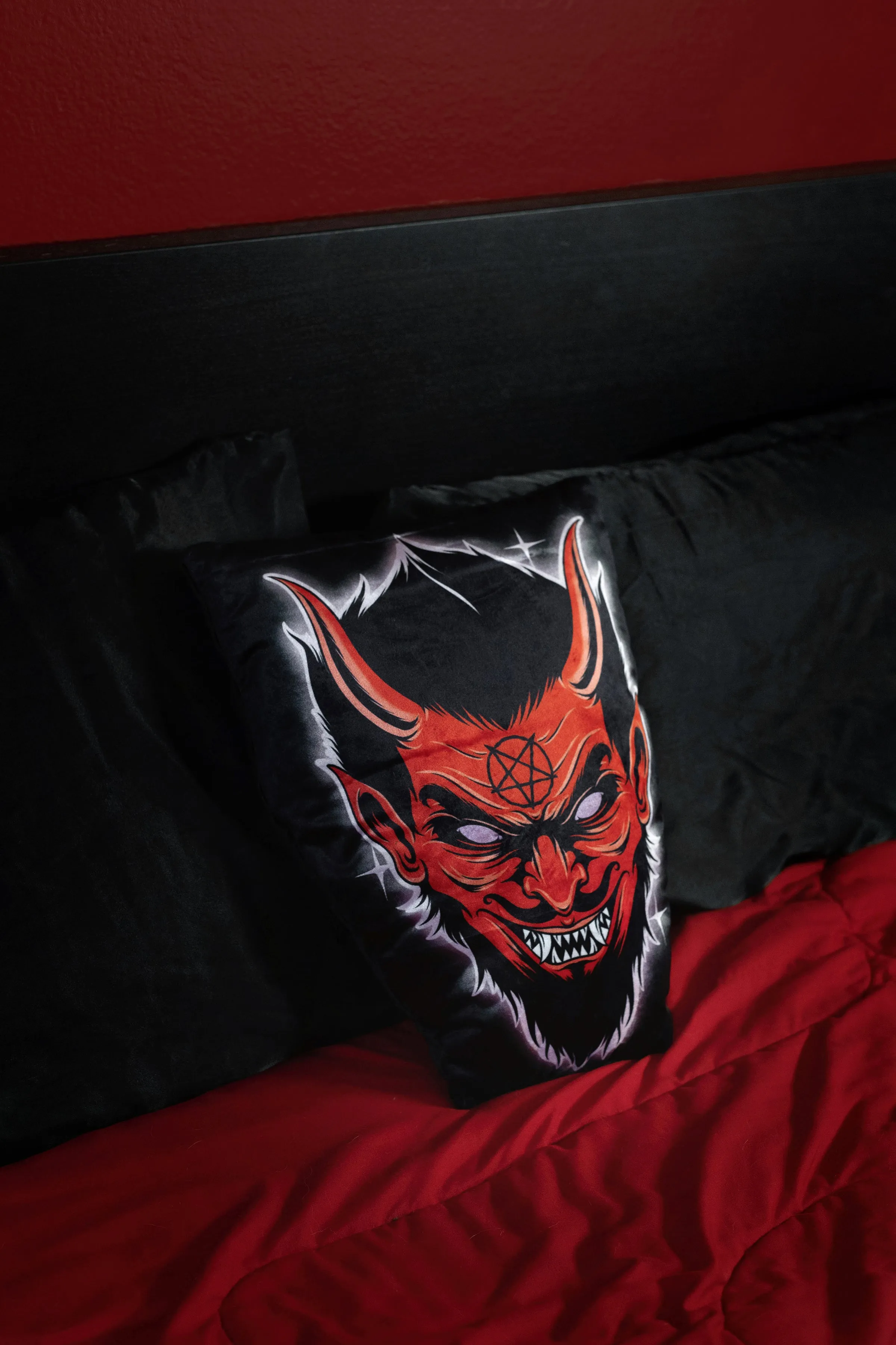 Devil Throw Pillow