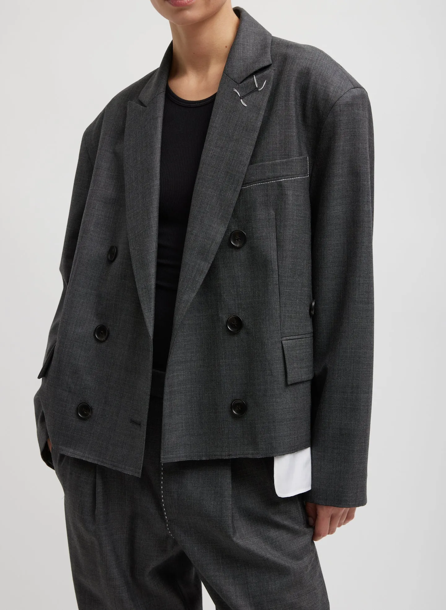 Ellis Suiting Chopped Blazer