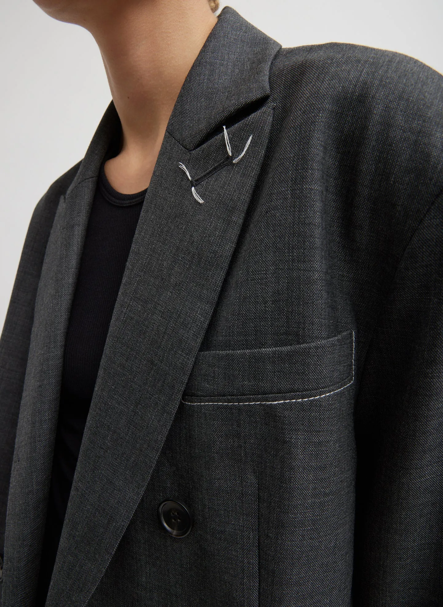 Ellis Suiting Chopped Blazer