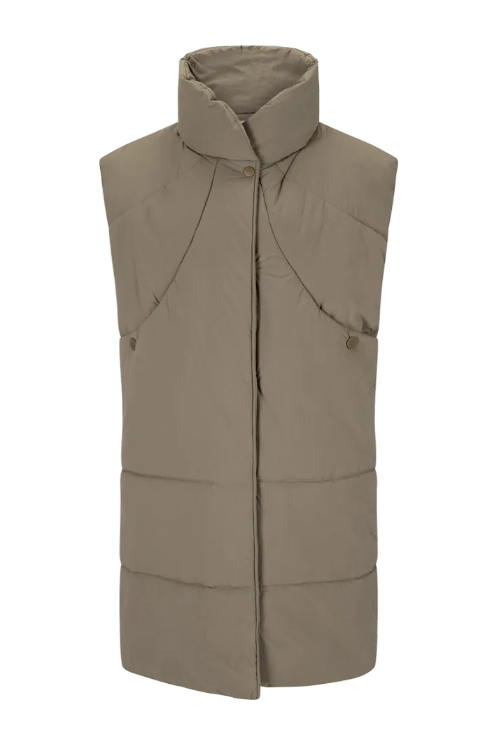 Elongated Puffer Vest