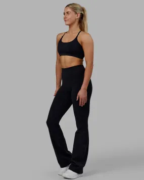 Everyday Flared X-Long Leggings - Black