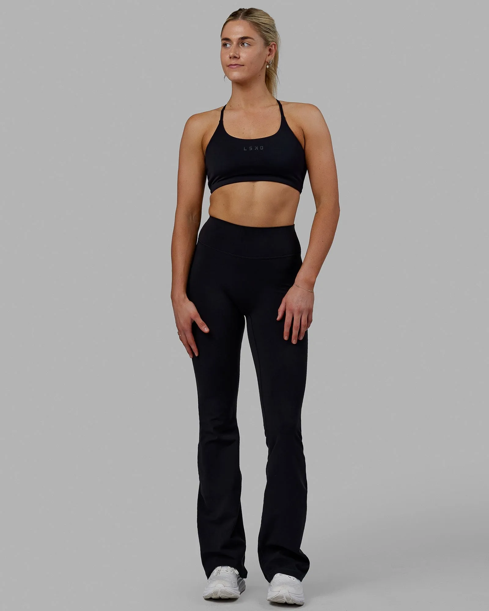 Everyday Flared X-Long Leggings - Black