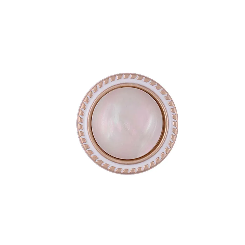 Exclusive Designer Glossy Resin Pearl Metal Buttons