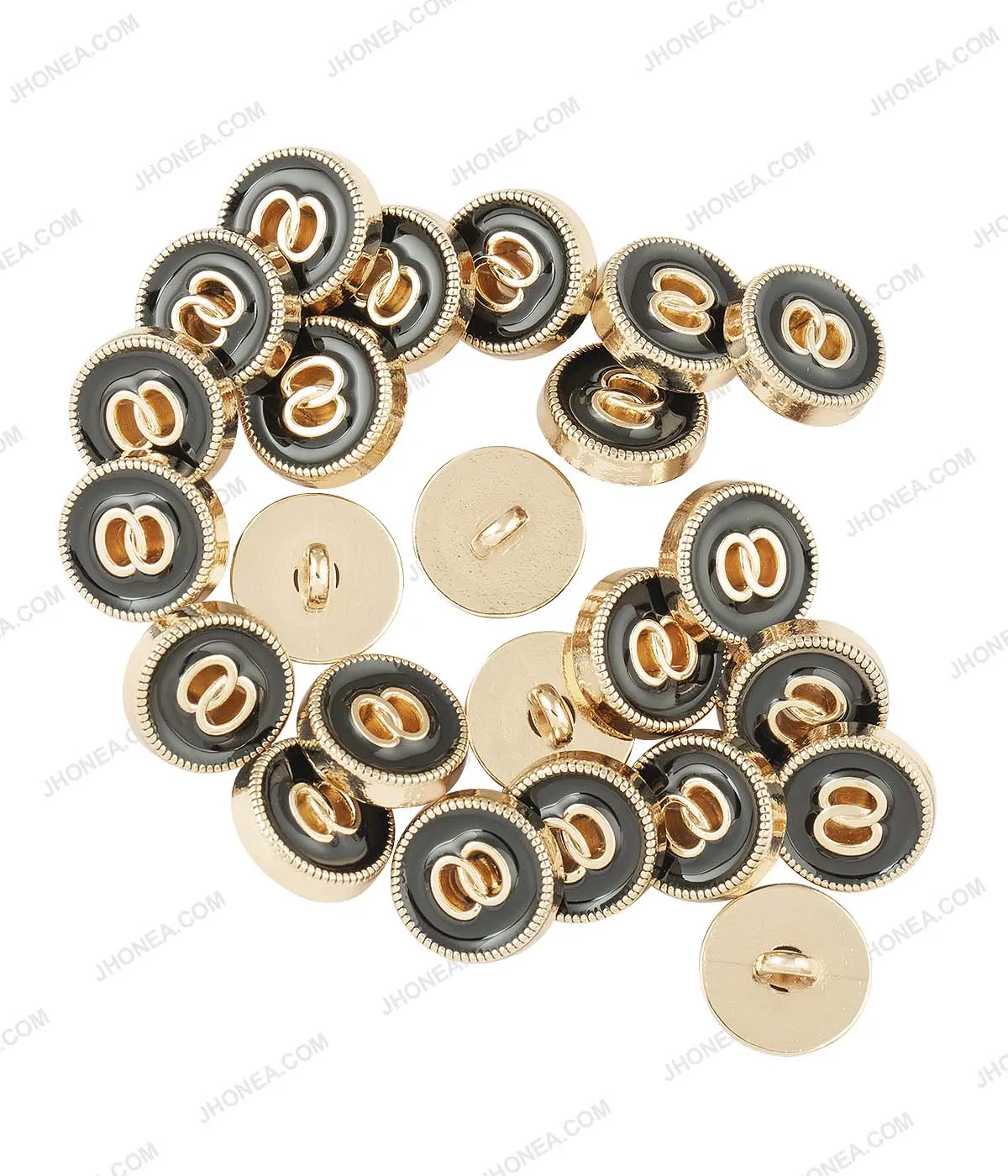 Fancy Decorative Enamel Surface 10mm (16L) Party Wear Shirt Buttons