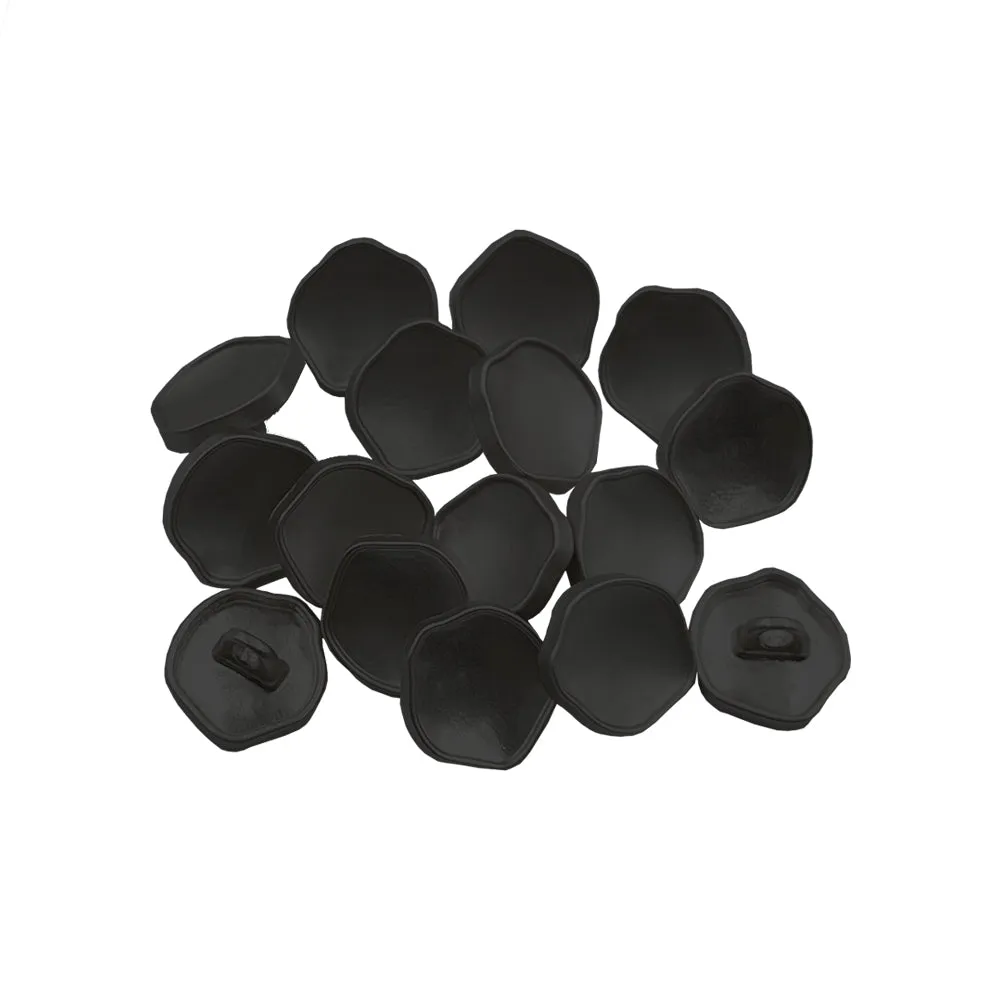 Fancy Round Uneven Shape Matte Finish 12mm Metal Buttons