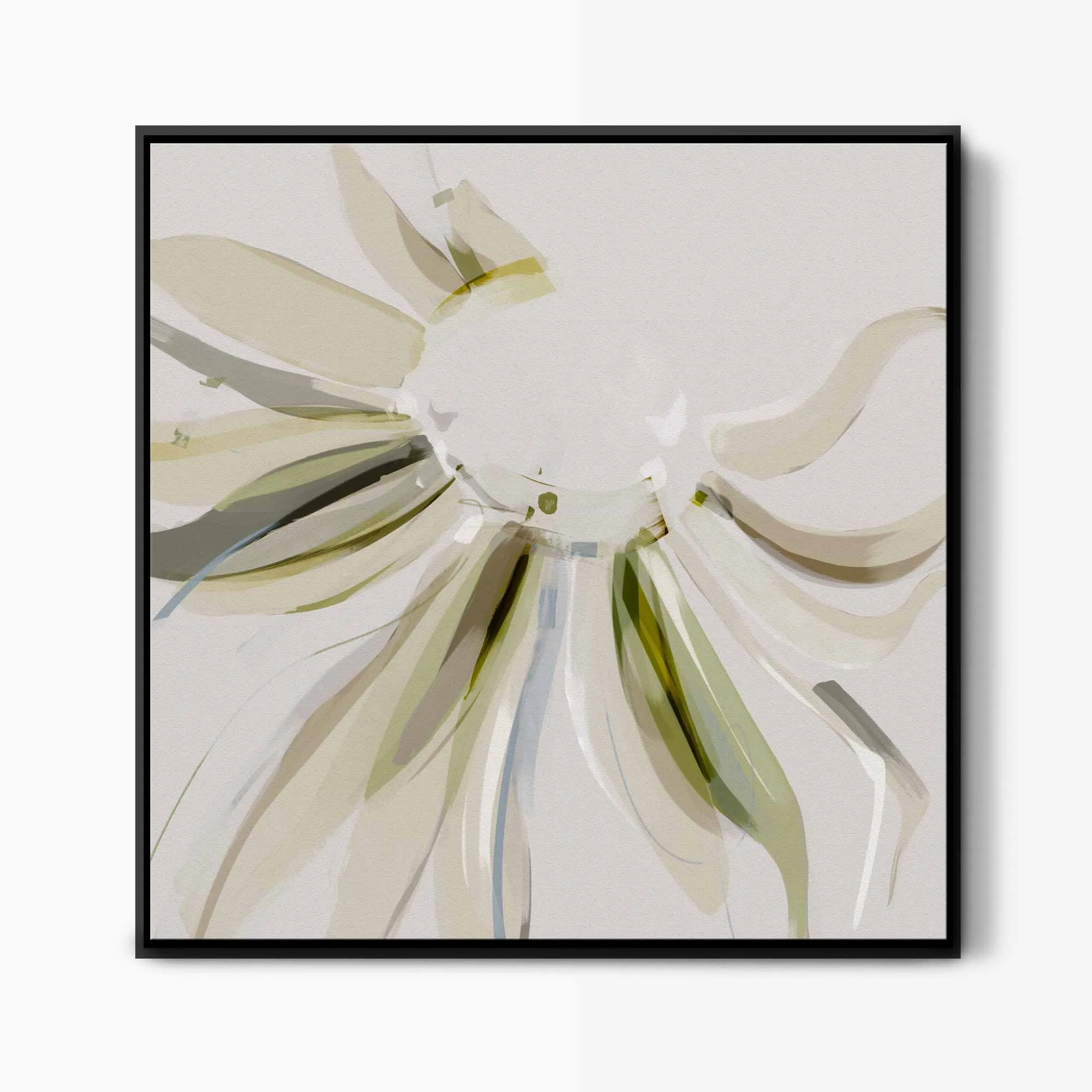 Float On Abstract Floral Canvas Art