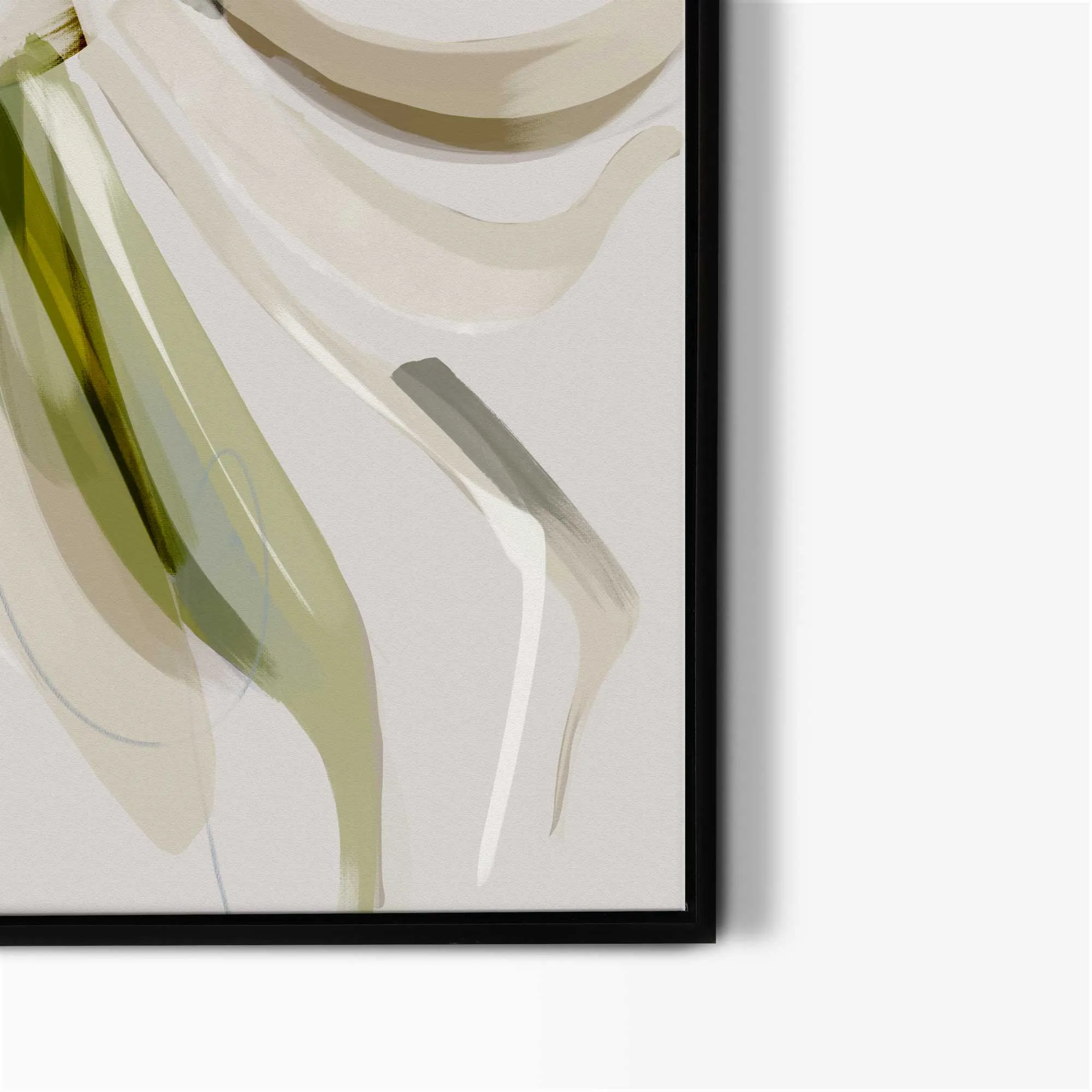 Float On Abstract Floral Canvas Art