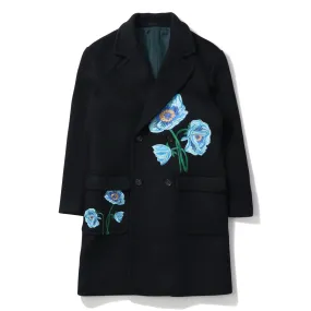 FLORAL OVERSIZED OVERCOAT