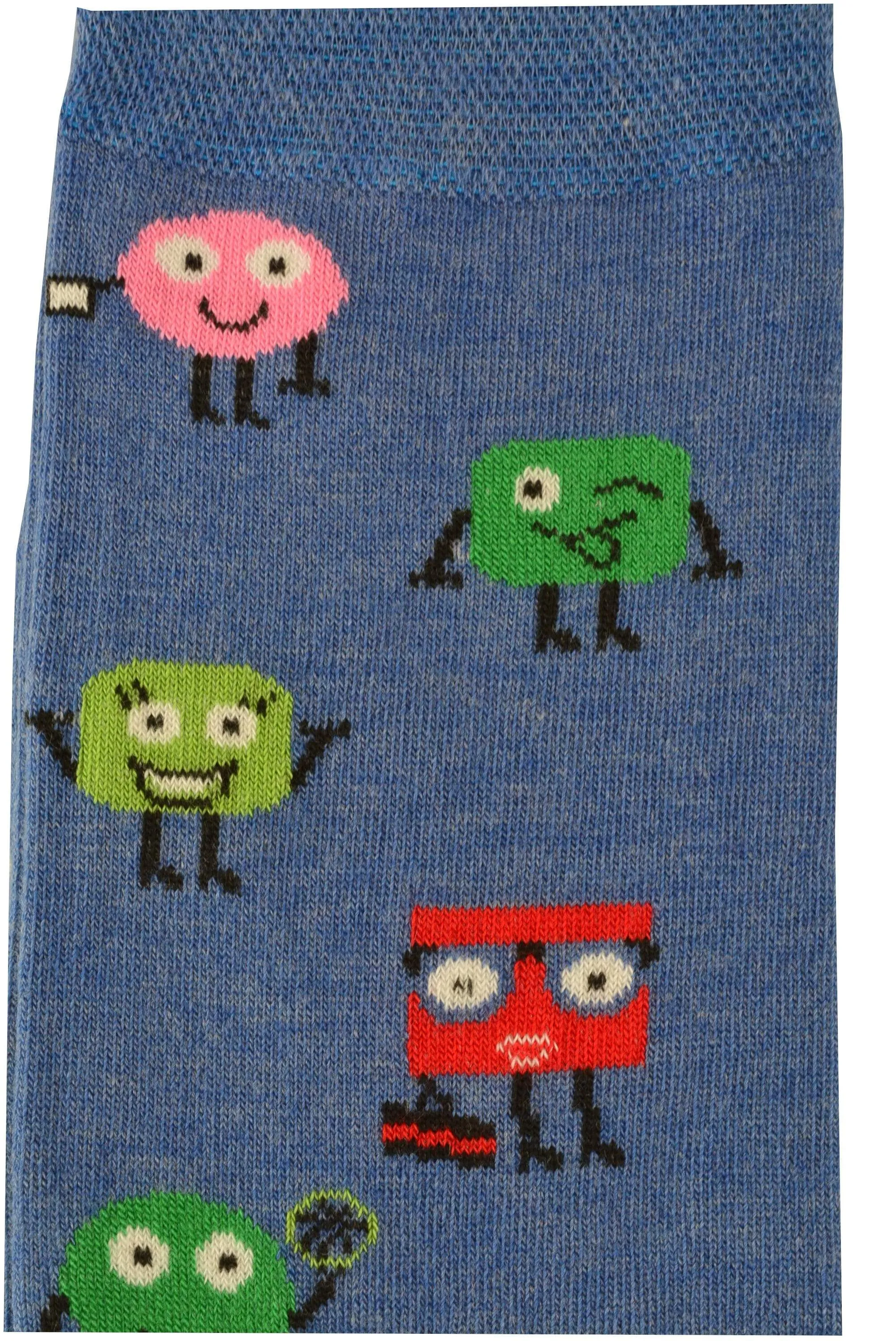 Game Design Colorful Smooth Toe Men Crew Socks