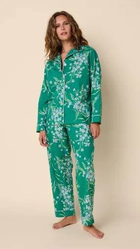 Garden Posy Luxe Pima Long-Sleeved Pajama