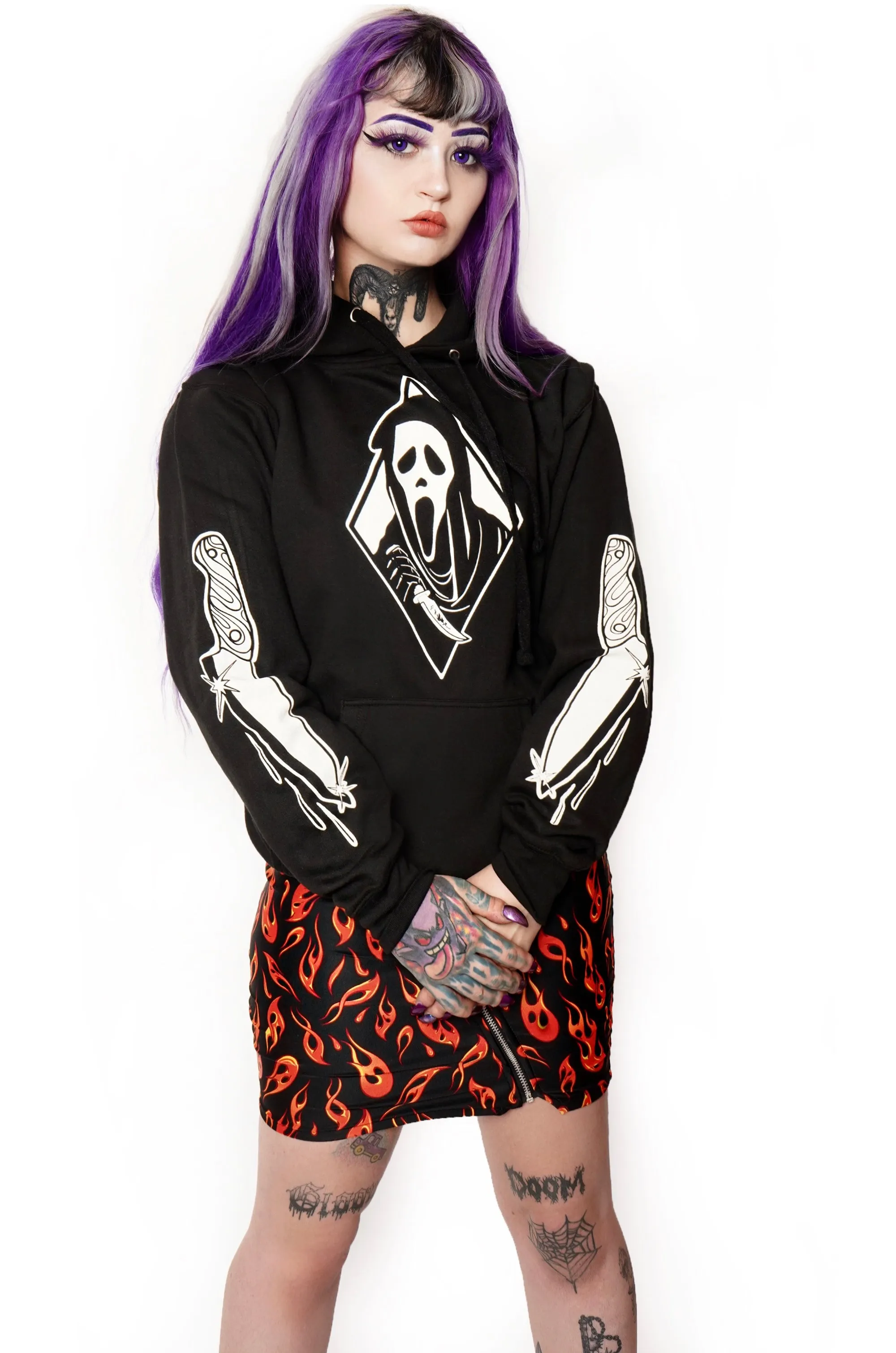 Ghostface Hoodie (Full Length - Unisex)