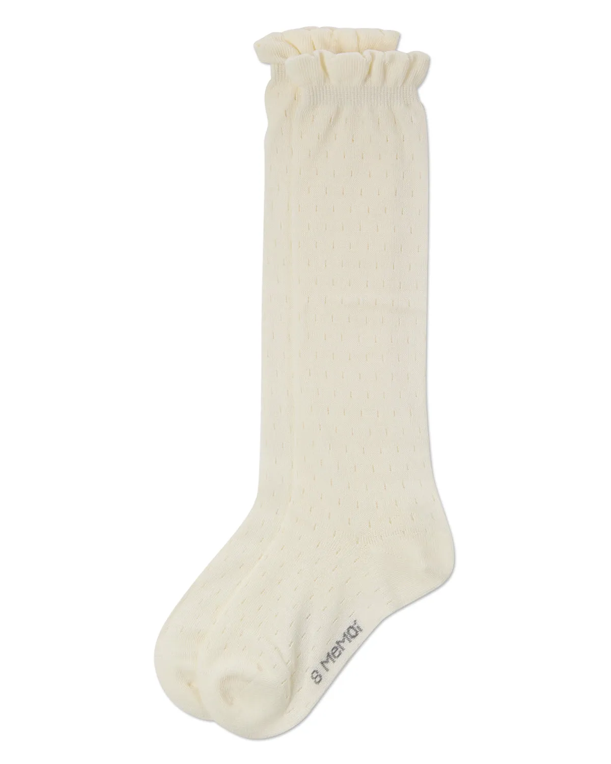 Girls Pointelle Soft Stretch Cotton Knee Socks