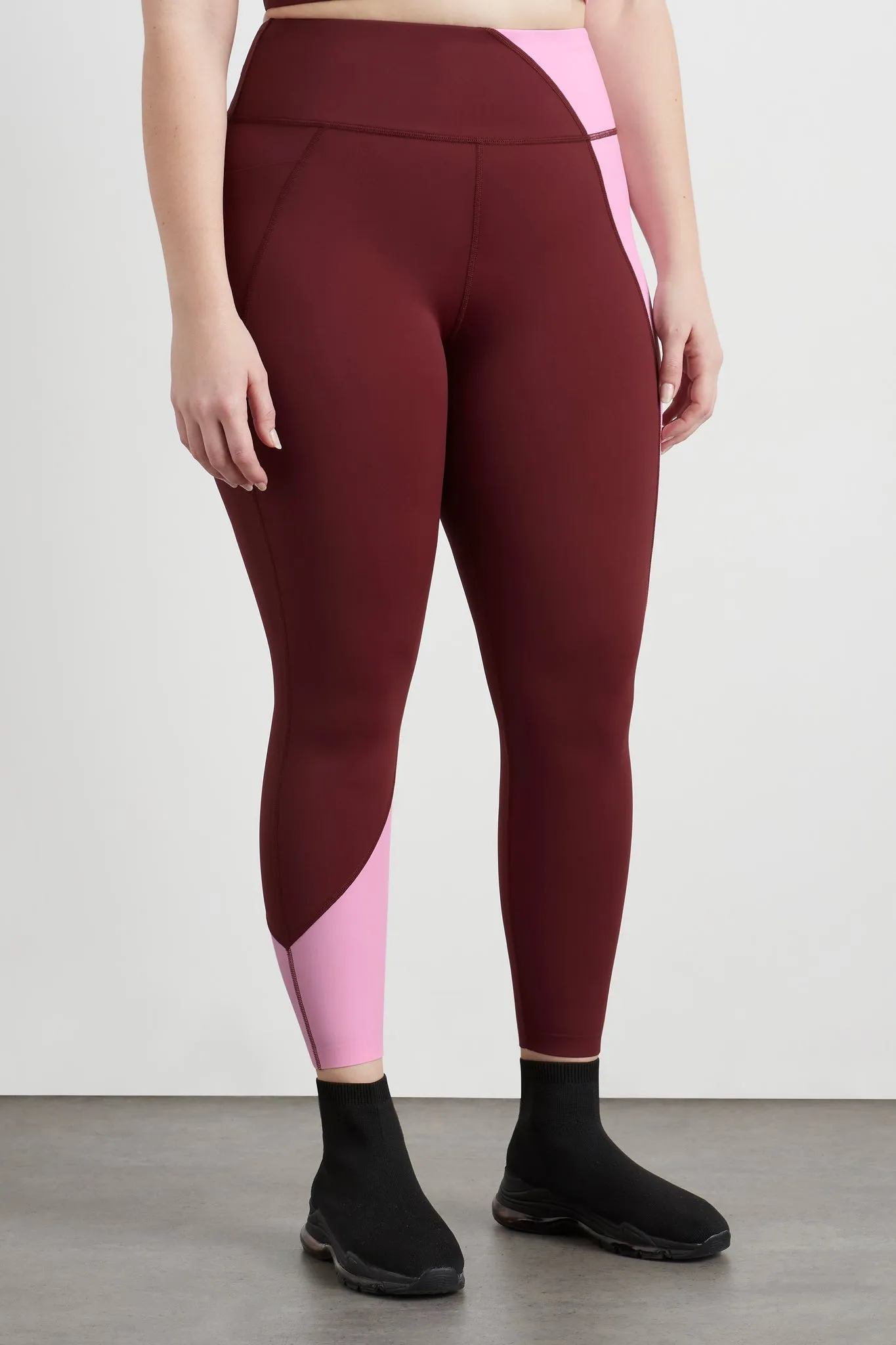 High Rise Colour Block 7/8 Legging 226