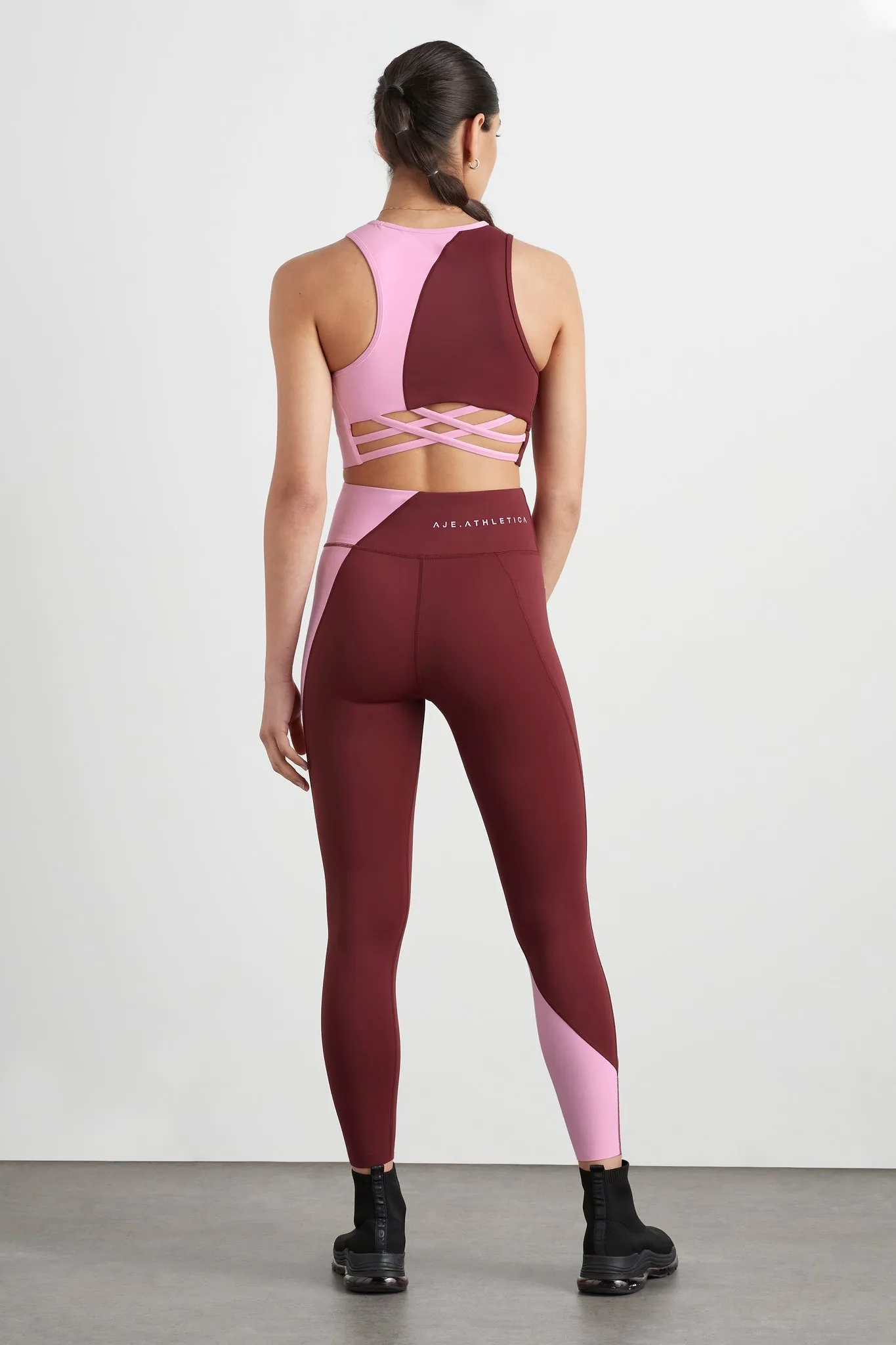 High Rise Colour Block 7/8 Legging 226