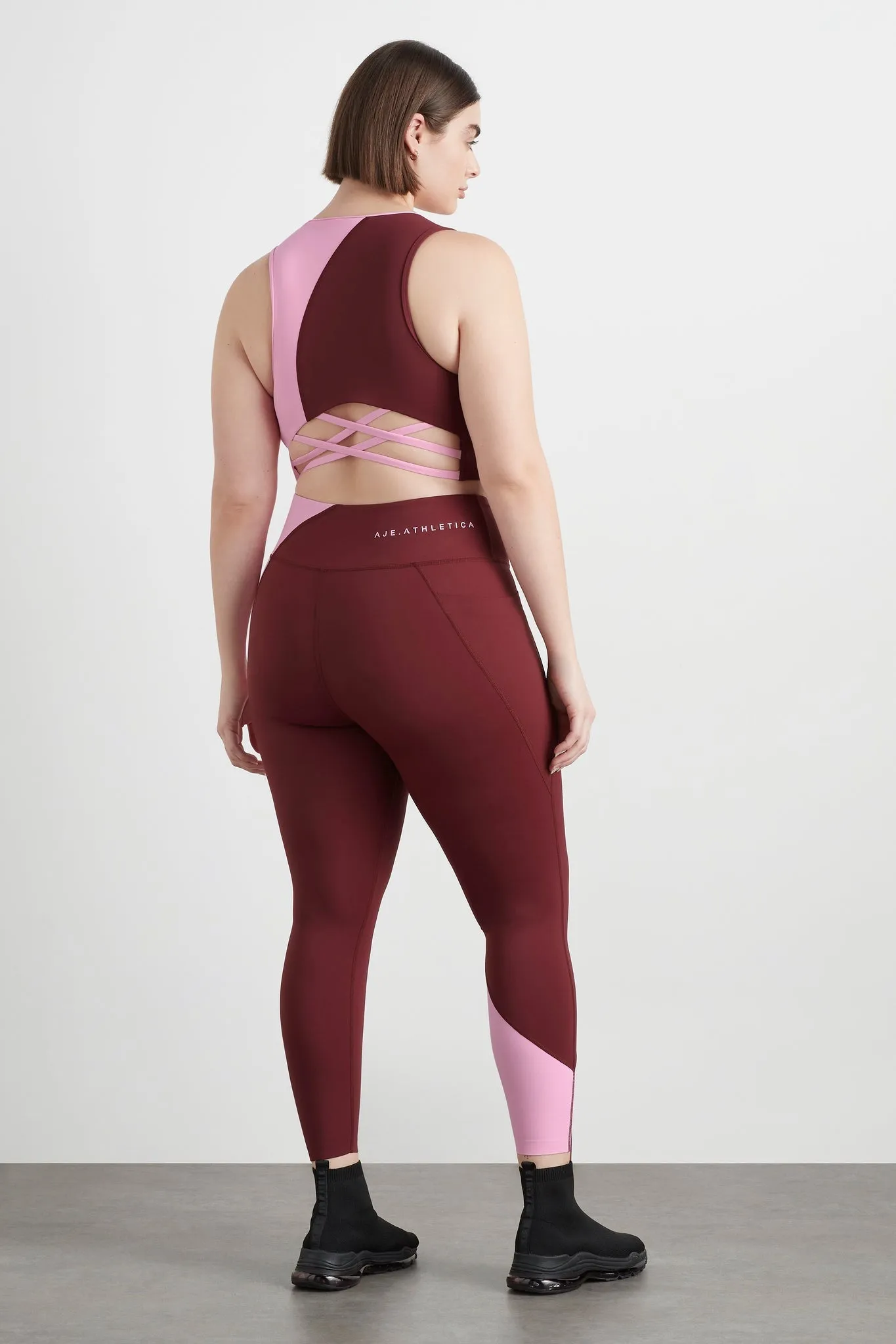 High Rise Colour Block 7/8 Legging 226