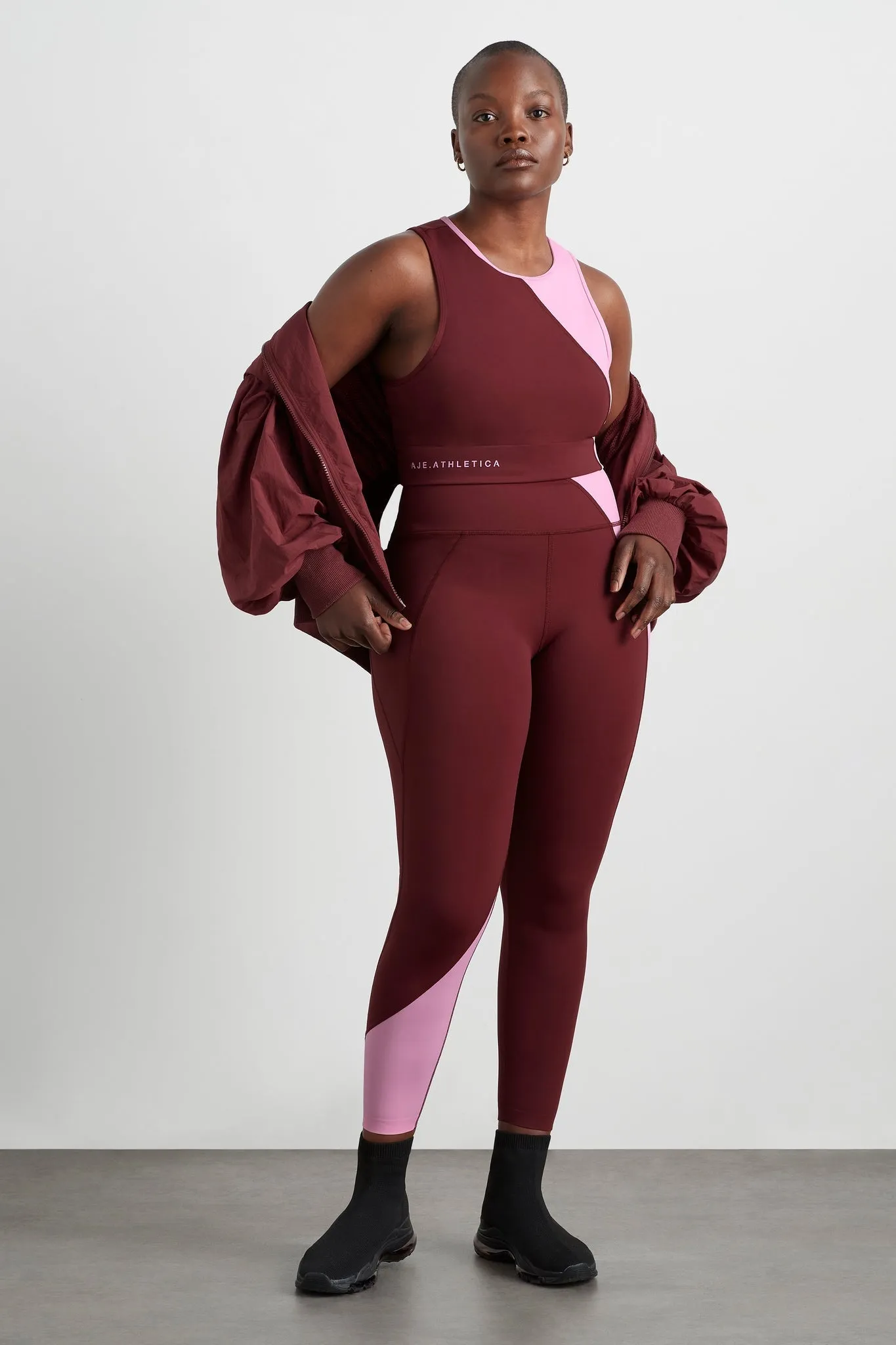 High Rise Colour Block 7/8 Legging 226