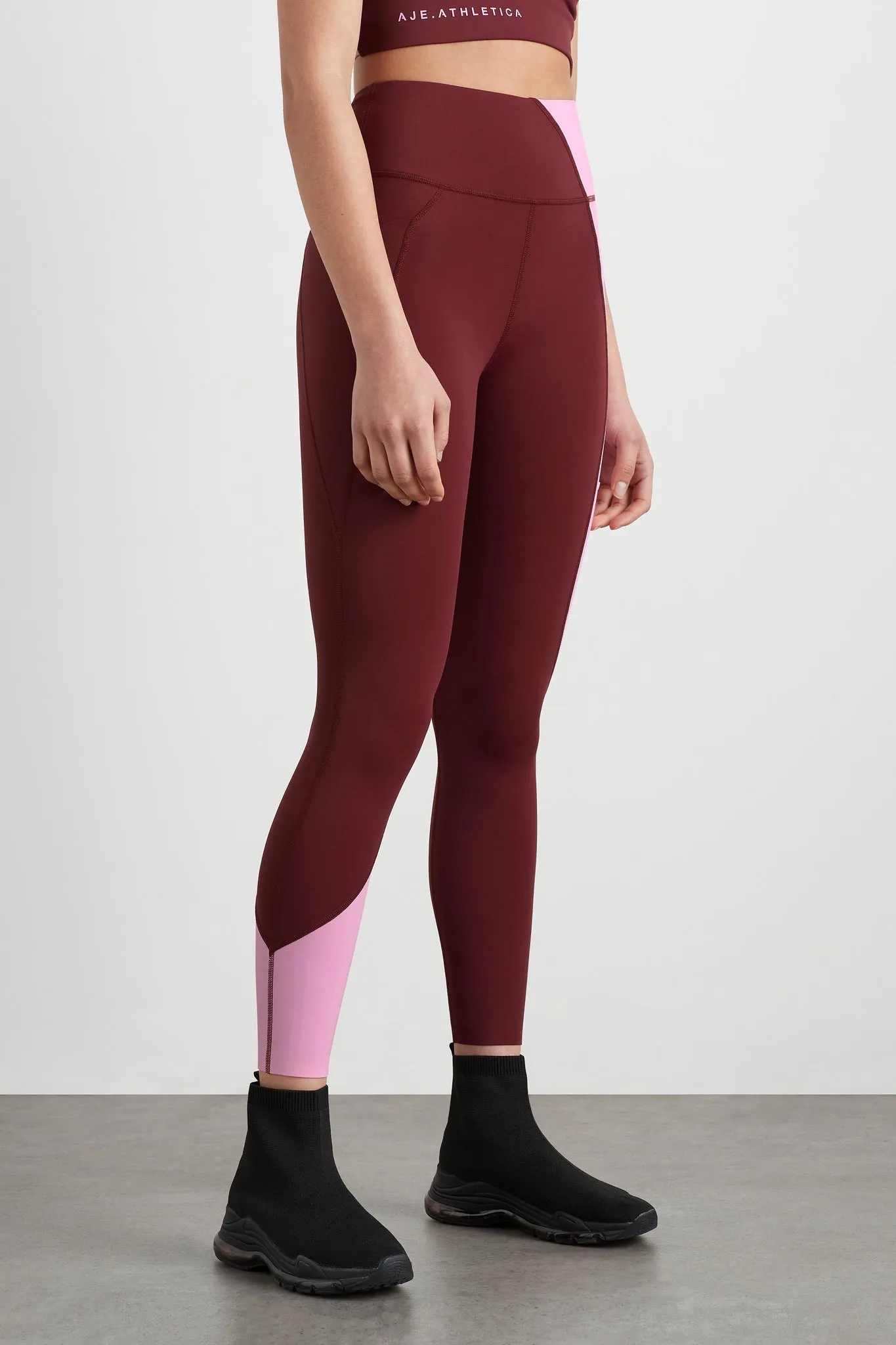 High Rise Colour Block 7/8 Legging 226