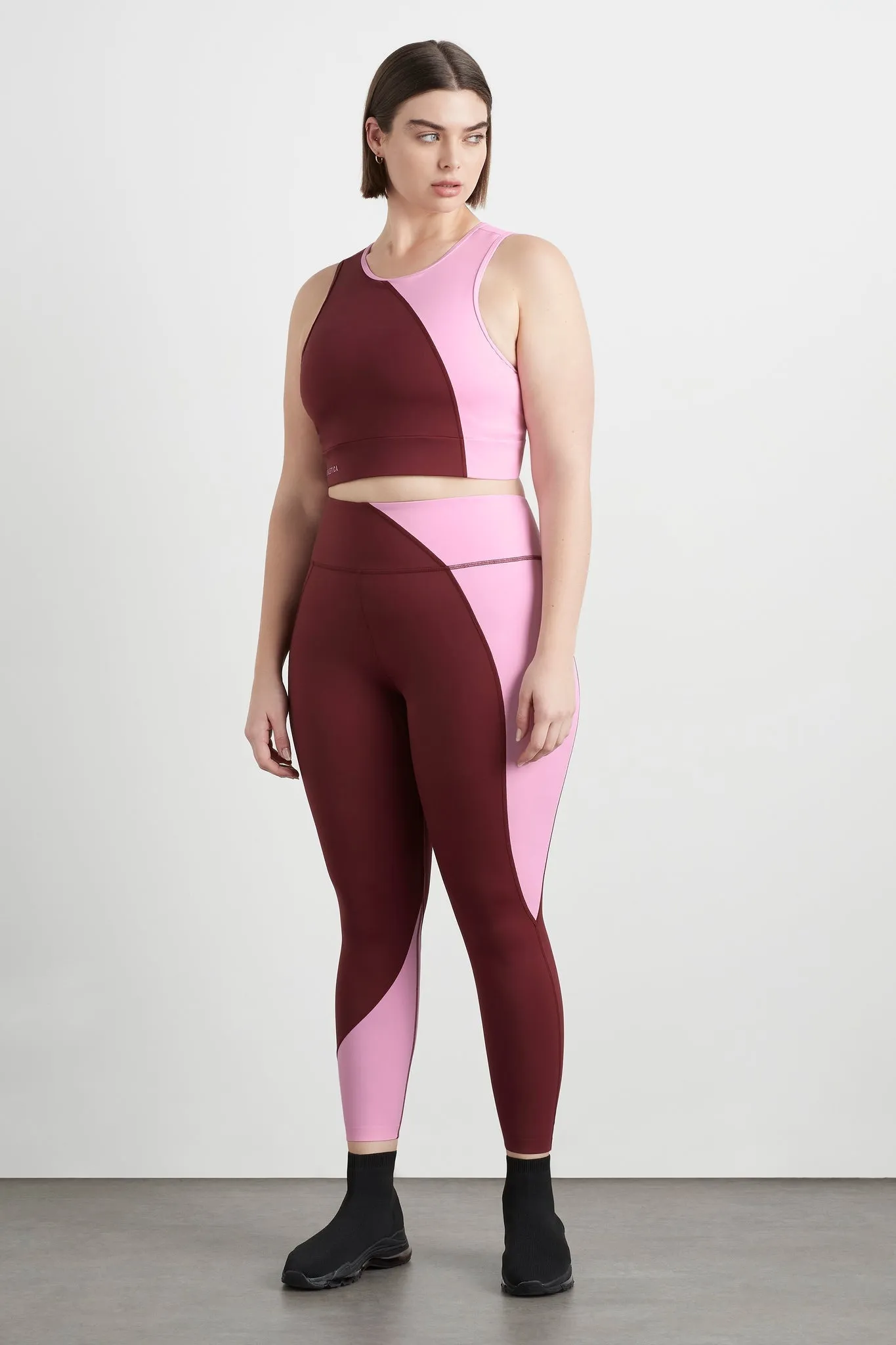 High Rise Colour Block 7/8 Legging 226