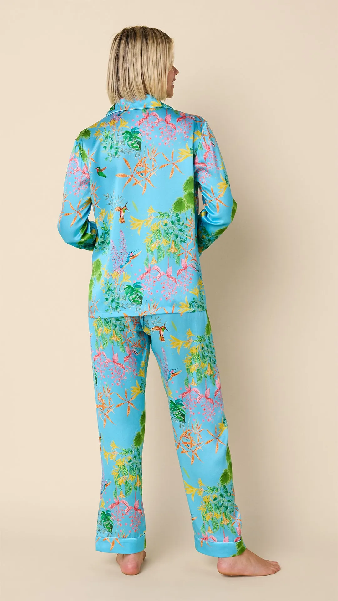 Hummingbird Silk Pajama