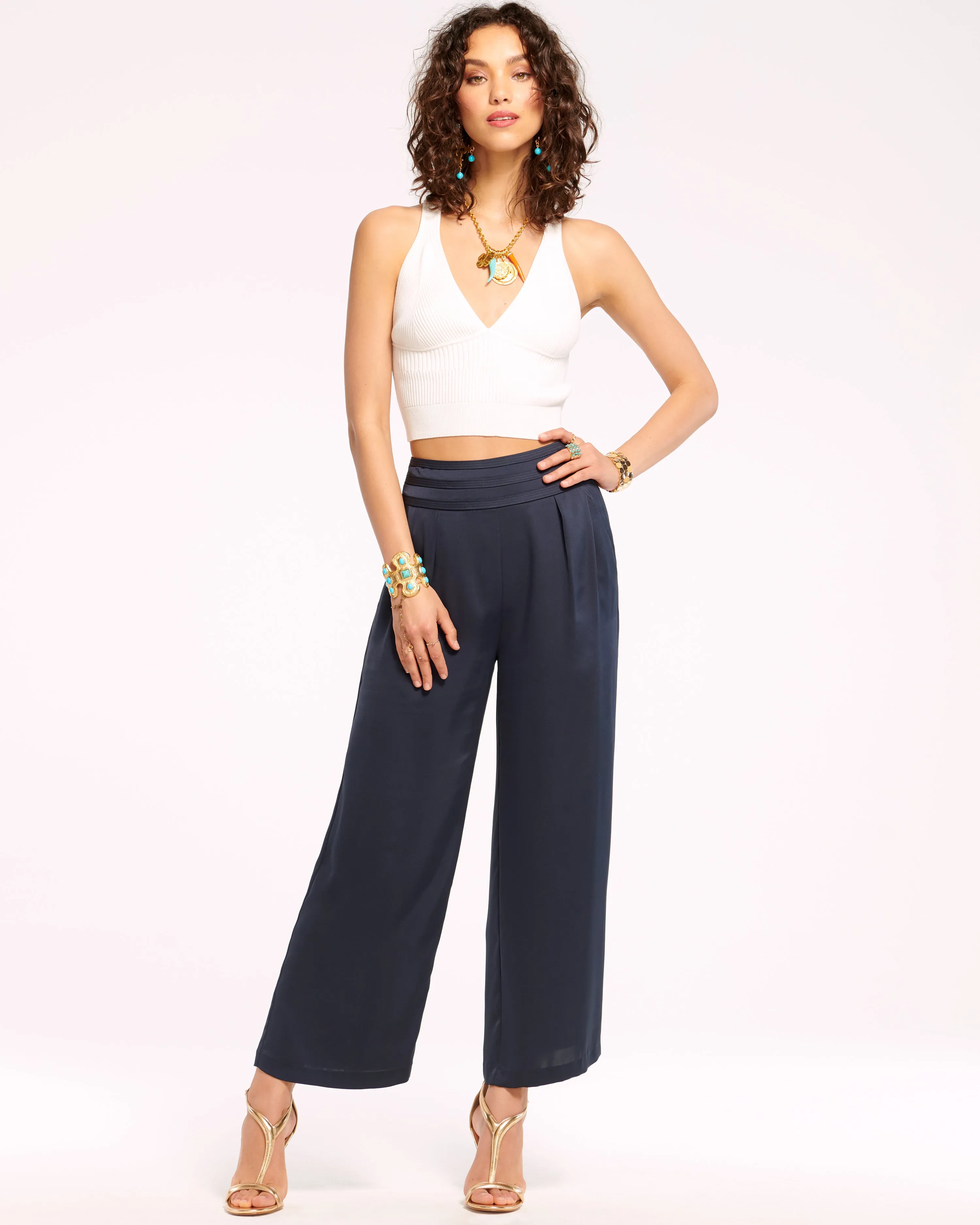 Joss Cropped Wide Leg Pant