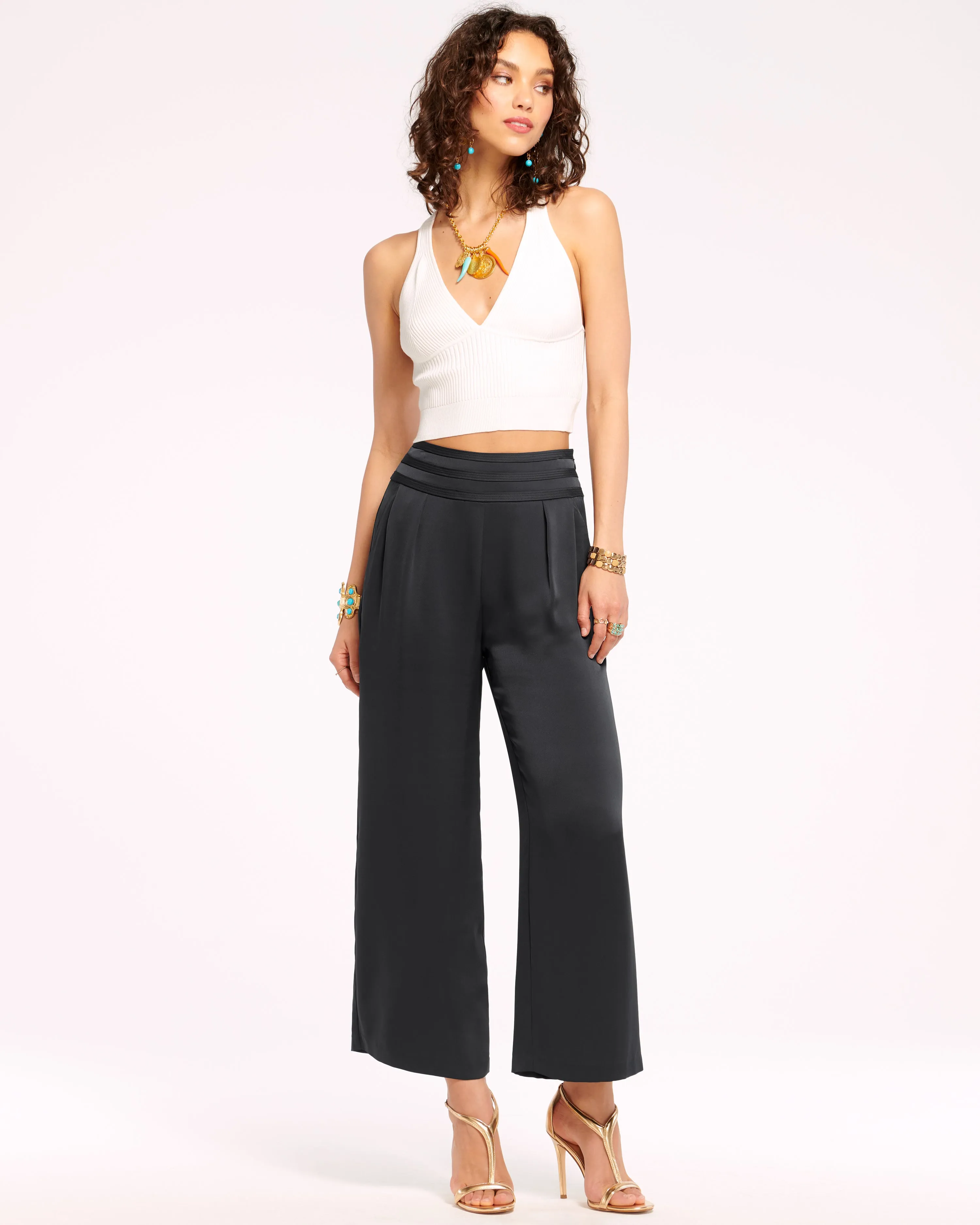 Joss Cropped Wide Leg Pant