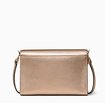 Kate Spade Women's Carson Metallic Saffiano Convertible Crossbody Bag