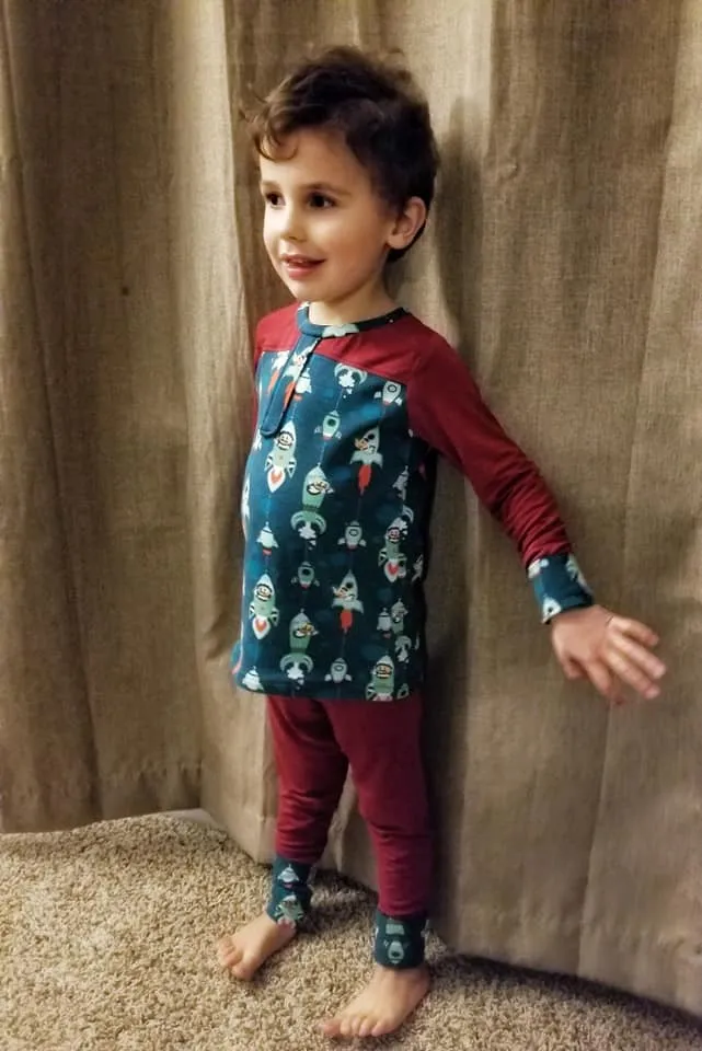 Kids Grow With Me Pajama Pattern