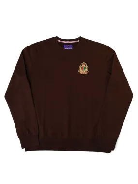 Kings Club Couture Brown Sweatshirt Polo Cup For Men KCCSS024