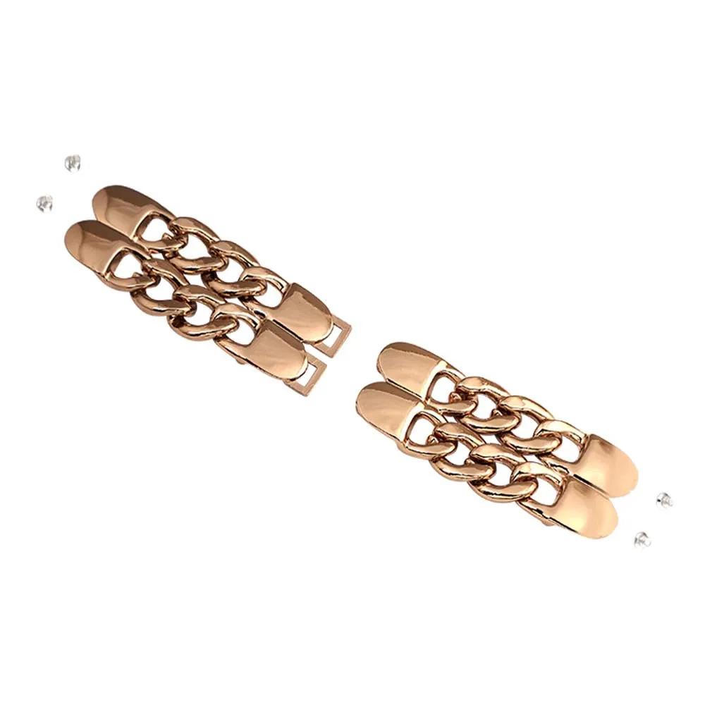 Lavish Double Layered Chain Design Closure Clasp Buckle