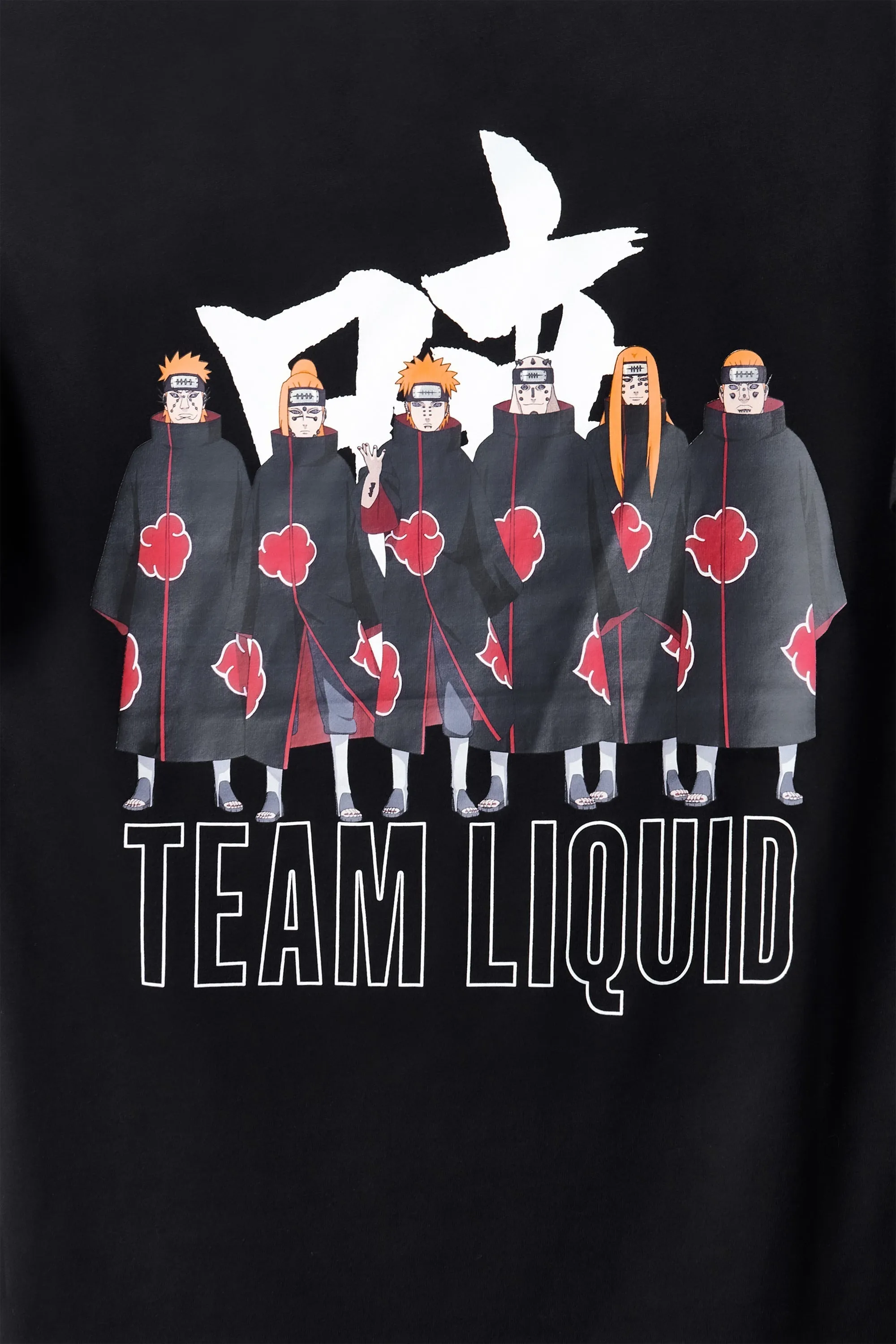 LIQUID x NARUTO AKATSUKI SIX PATHS OF PAIN SHORT SLEEVE TEE