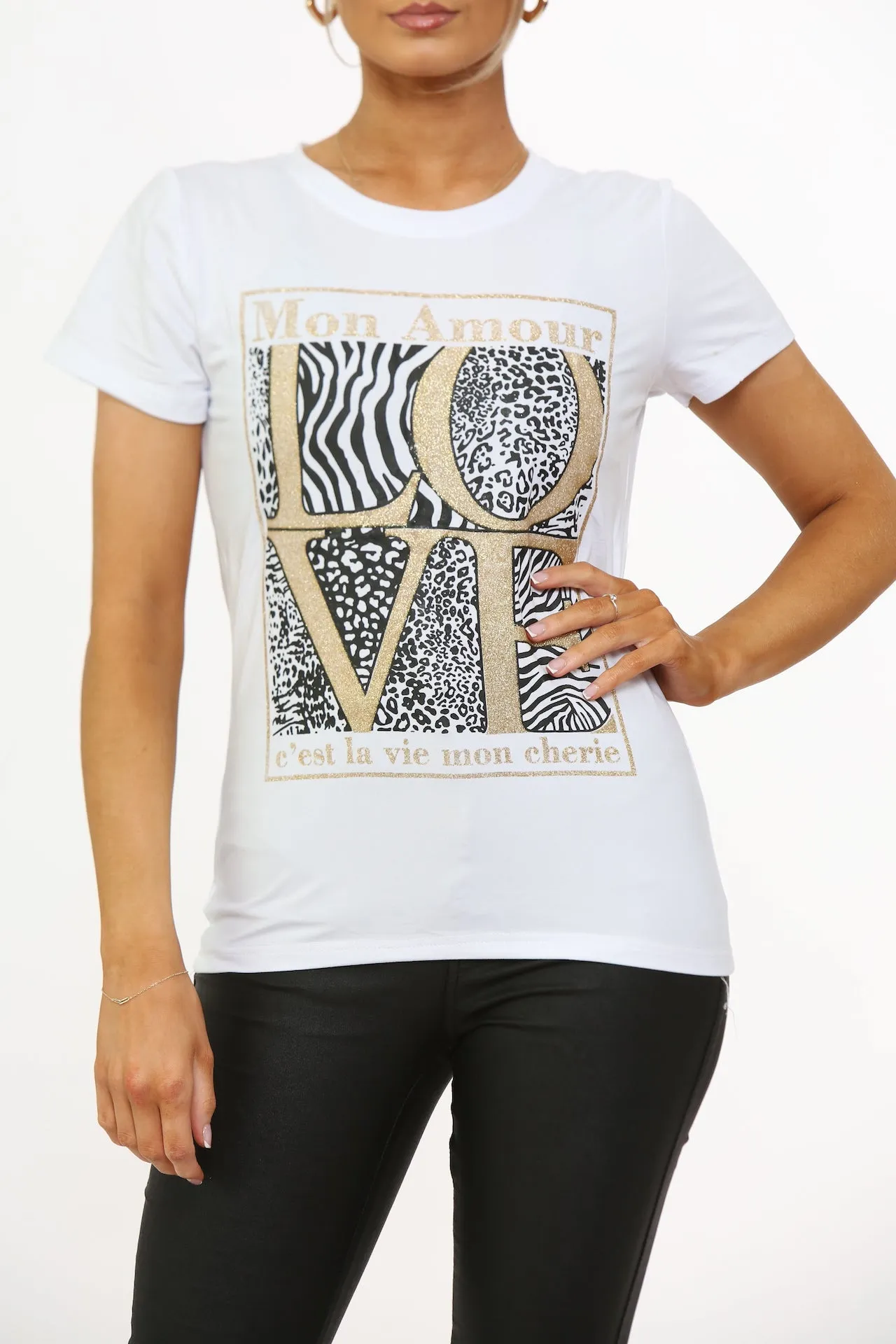 'LOVE' PRINT T Shirt