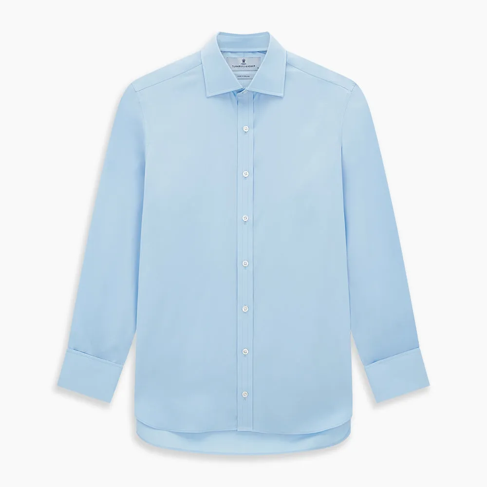 <div>Dr. No Blue Cotton Shirt With Cocktail Cuff As Seen On James Bond</div>