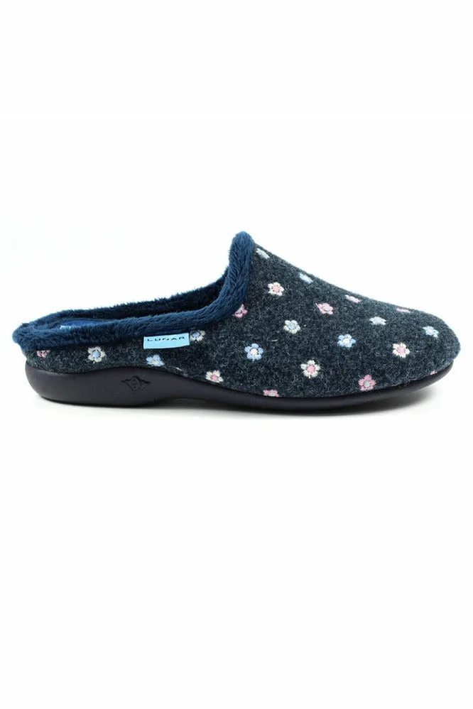 Lunar Ladies Slippers Dayton KLA 179 in Blue