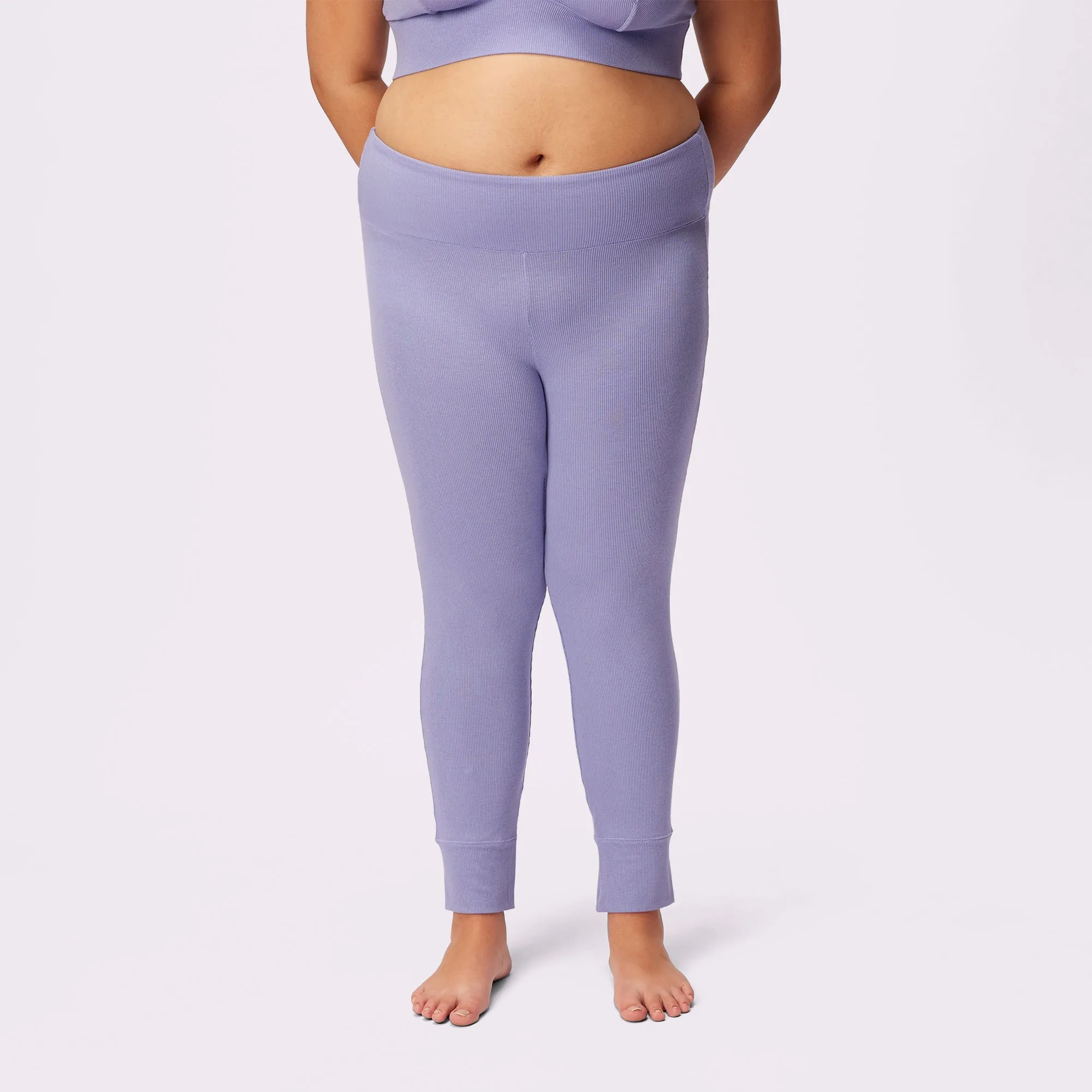 Lush Rib Warm Base Legging | Lush Rib | Archive (Lilac Freeze)