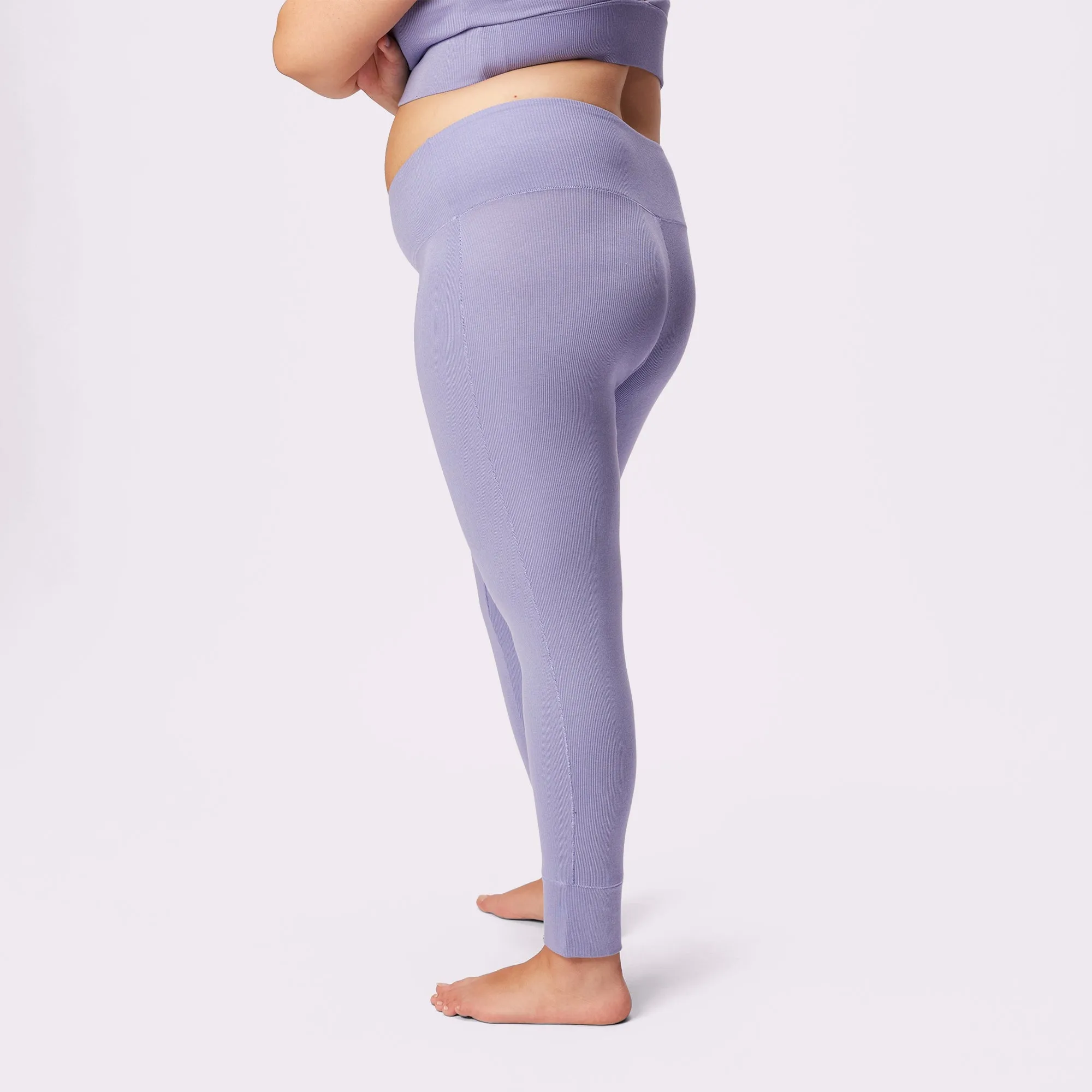 Lush Rib Warm Base Legging | Lush Rib | Archive (Lilac Freeze)