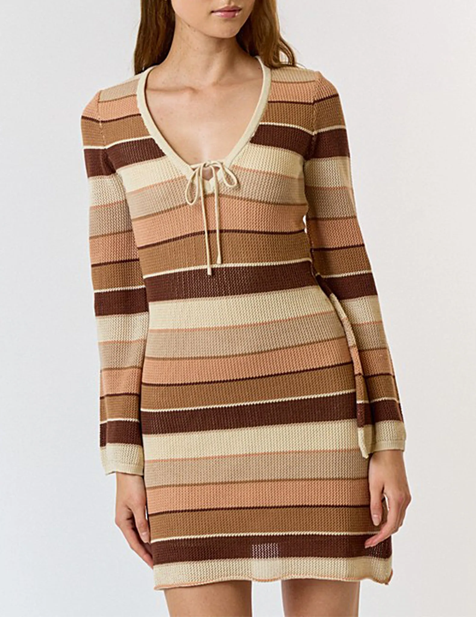 Marette Striped Knit Dress