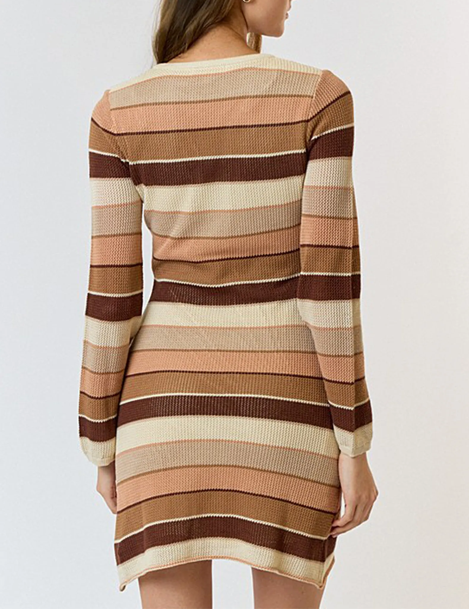 Marette Striped Knit Dress