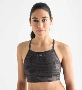 Matte High-Neck Sports Bra