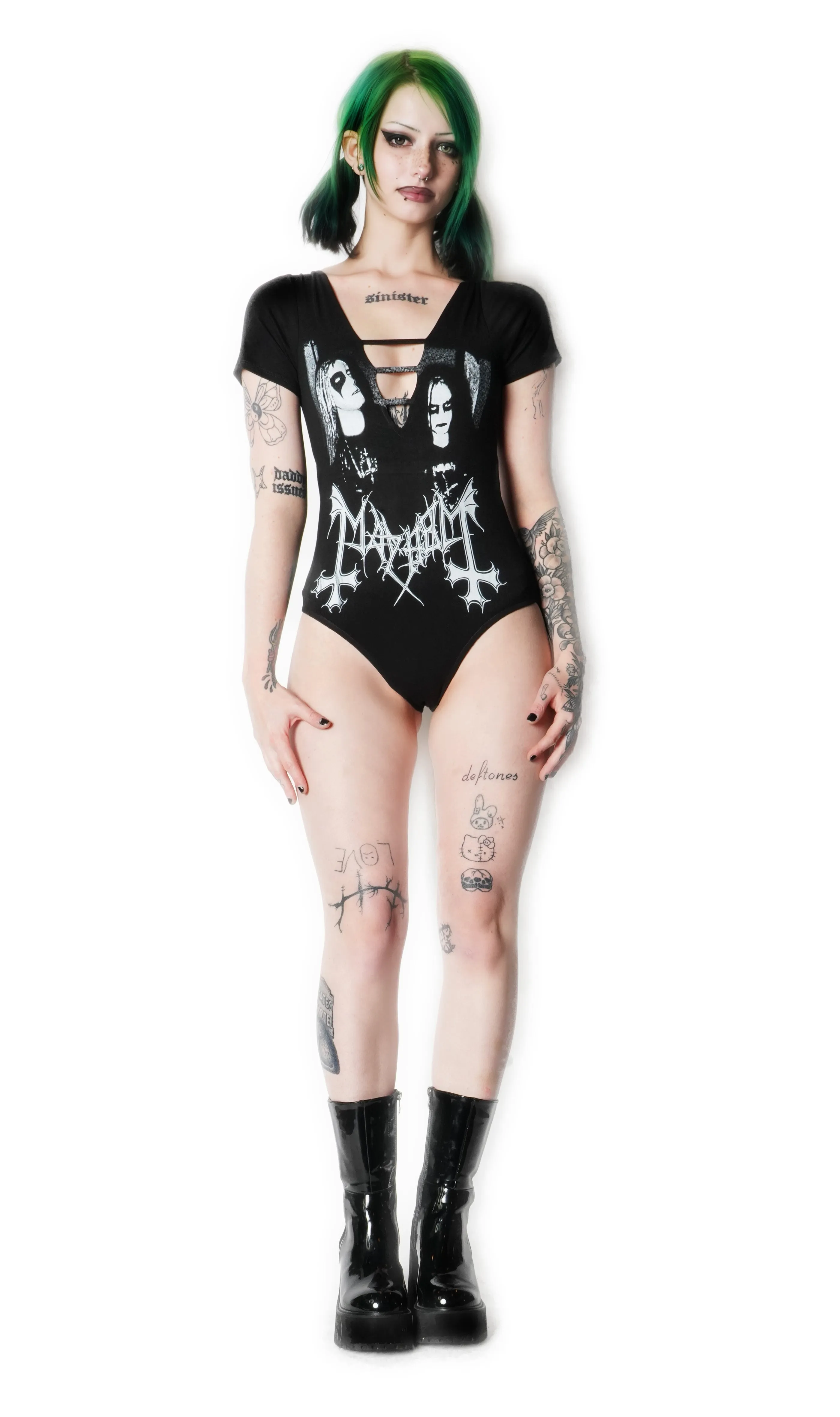 Mayhem Lace Up Bodysuit