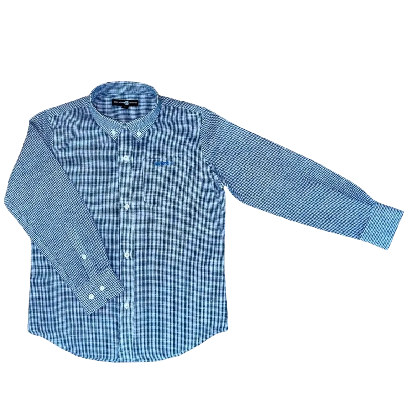 Men's Bowen Arrow Button Down– Back River Blue Linen