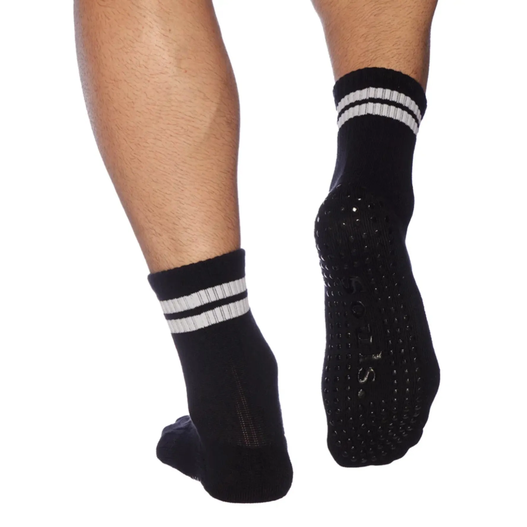 Mens / Unisex - Crew Grip Sock (Barre / Pilates)