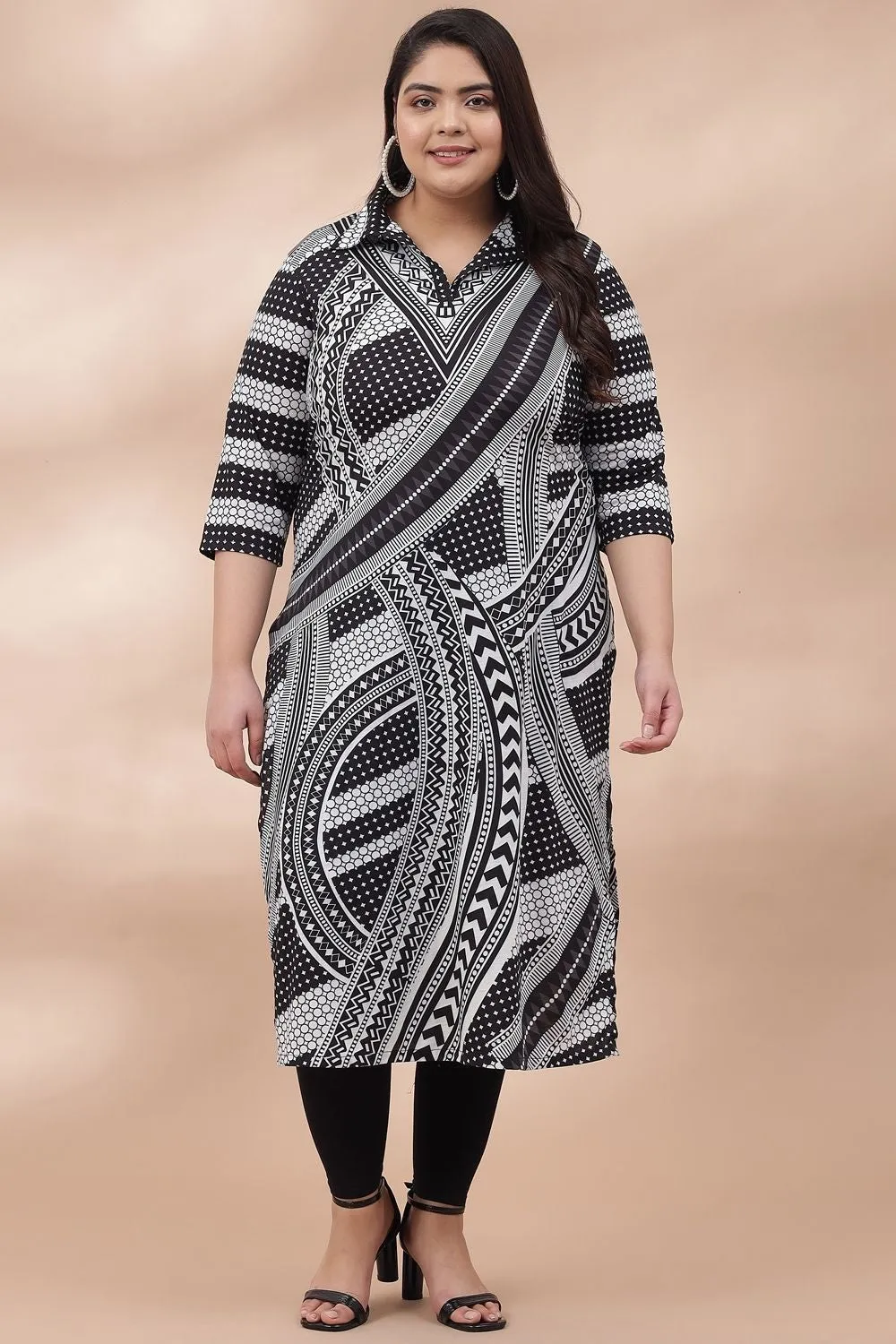 Monochrom Melody Collar Kurta