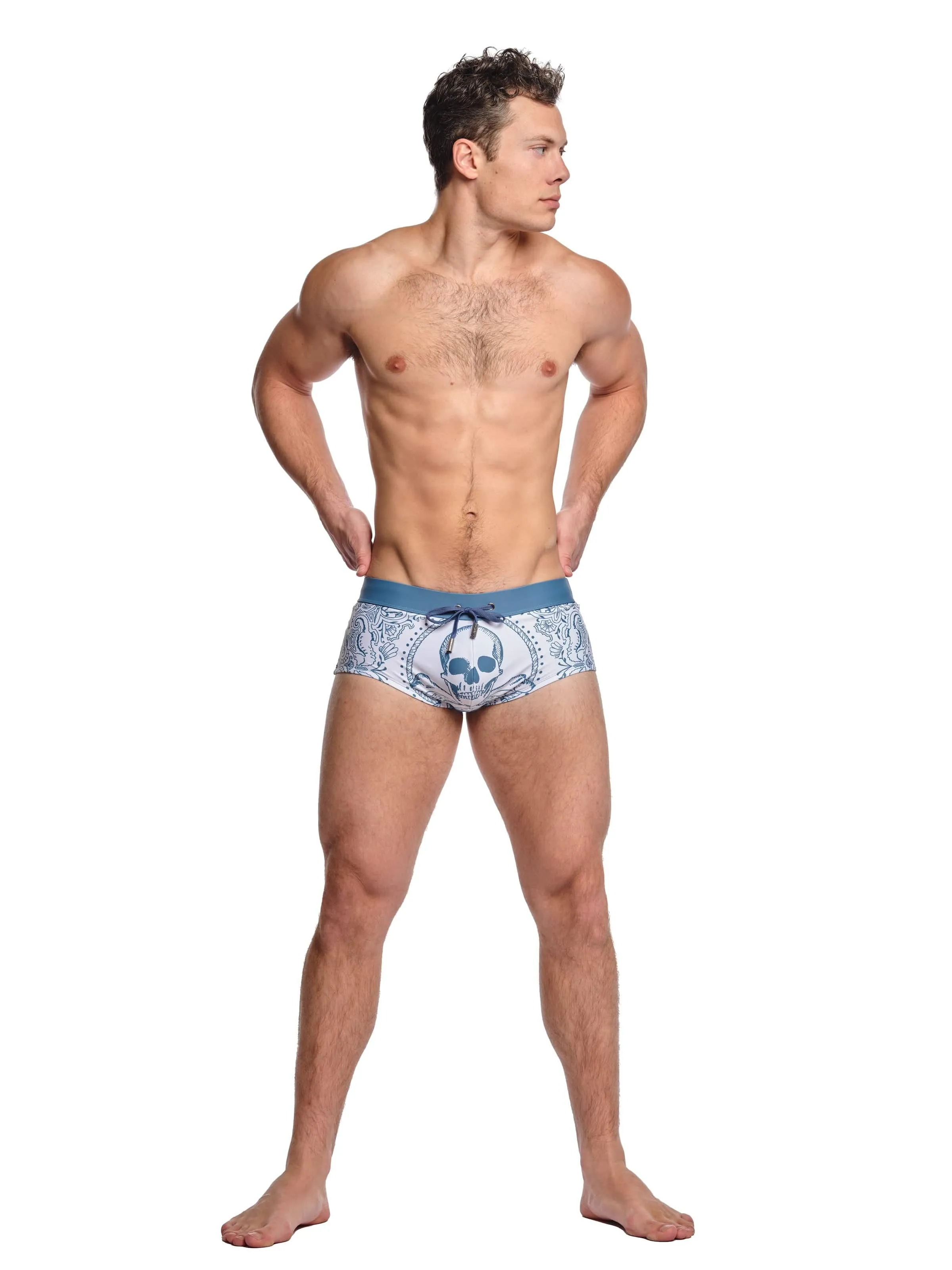 Nautical Bandana Swim Trunk