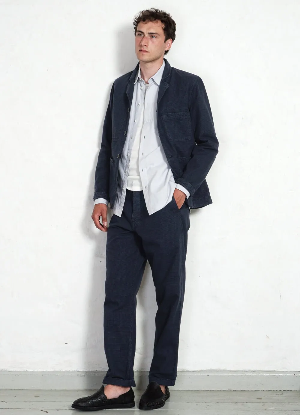 NICOLAI | Informal 4-button Blazer | Black Navy