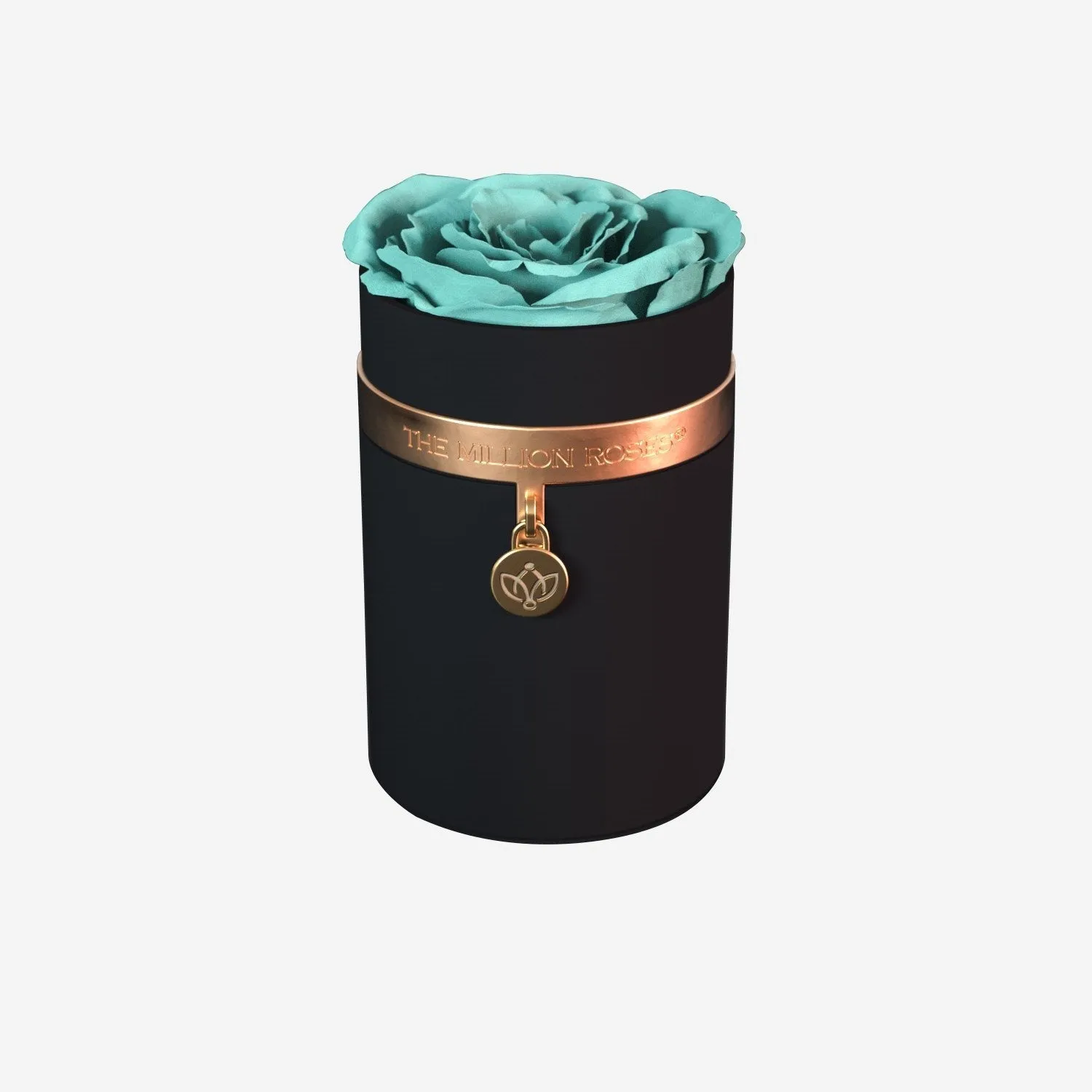 One in a Million™ Round Black Box | Charm Edition | Turquoise Rose