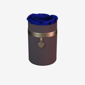 One in a Million™ Round Coffee Box | Charm Edition | Royal Blue Rose