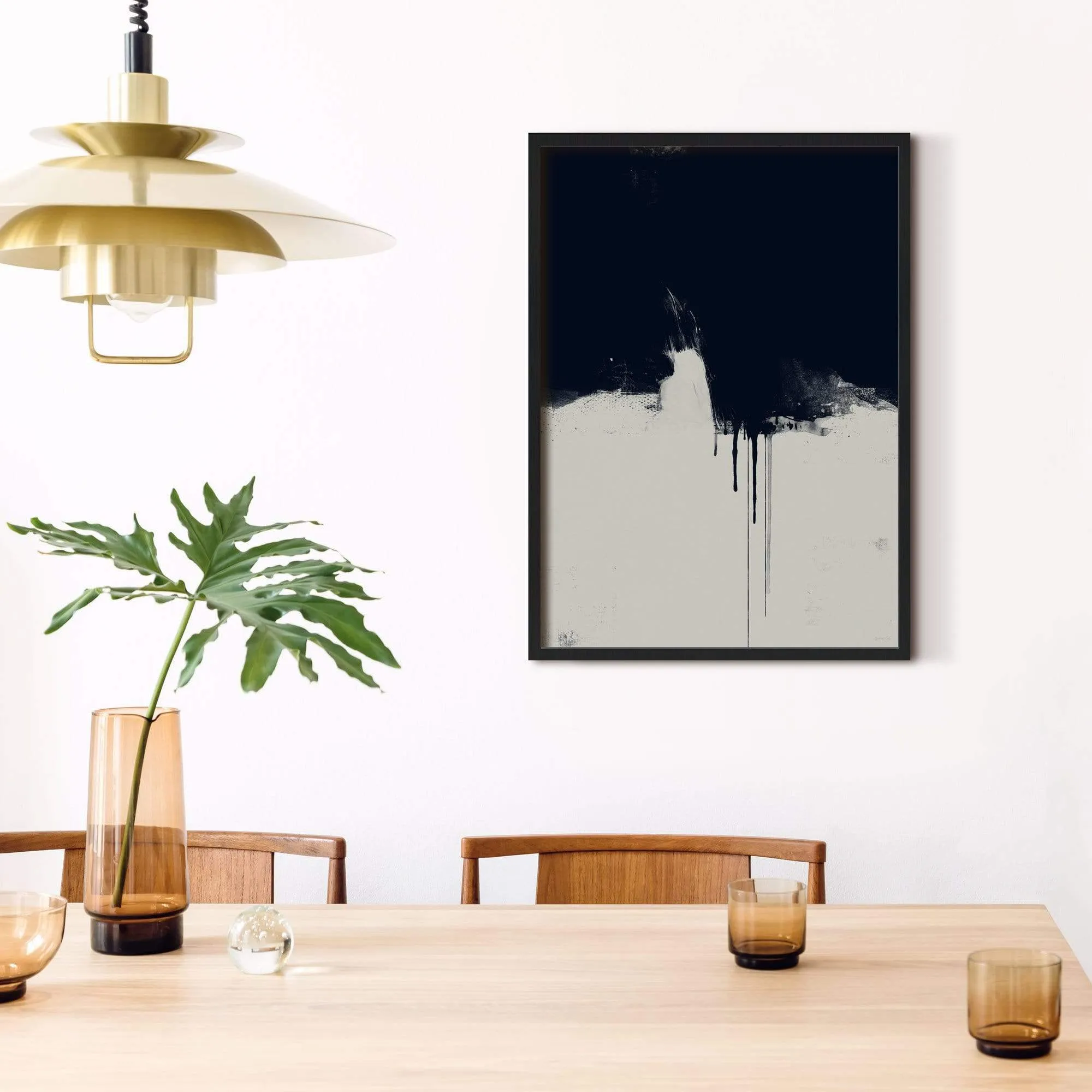 Out Of The Dark Abstract Art Print