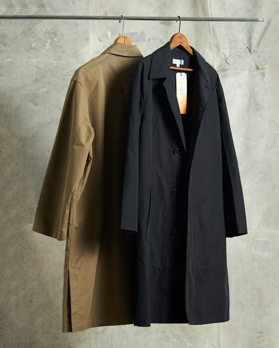 Oversized Balmacaan Overcoat