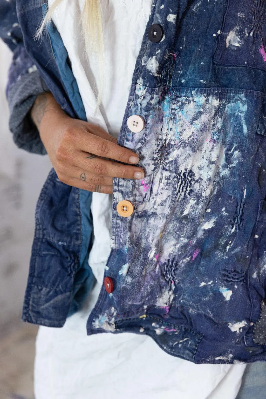 Paint Splatter Tancy Coat